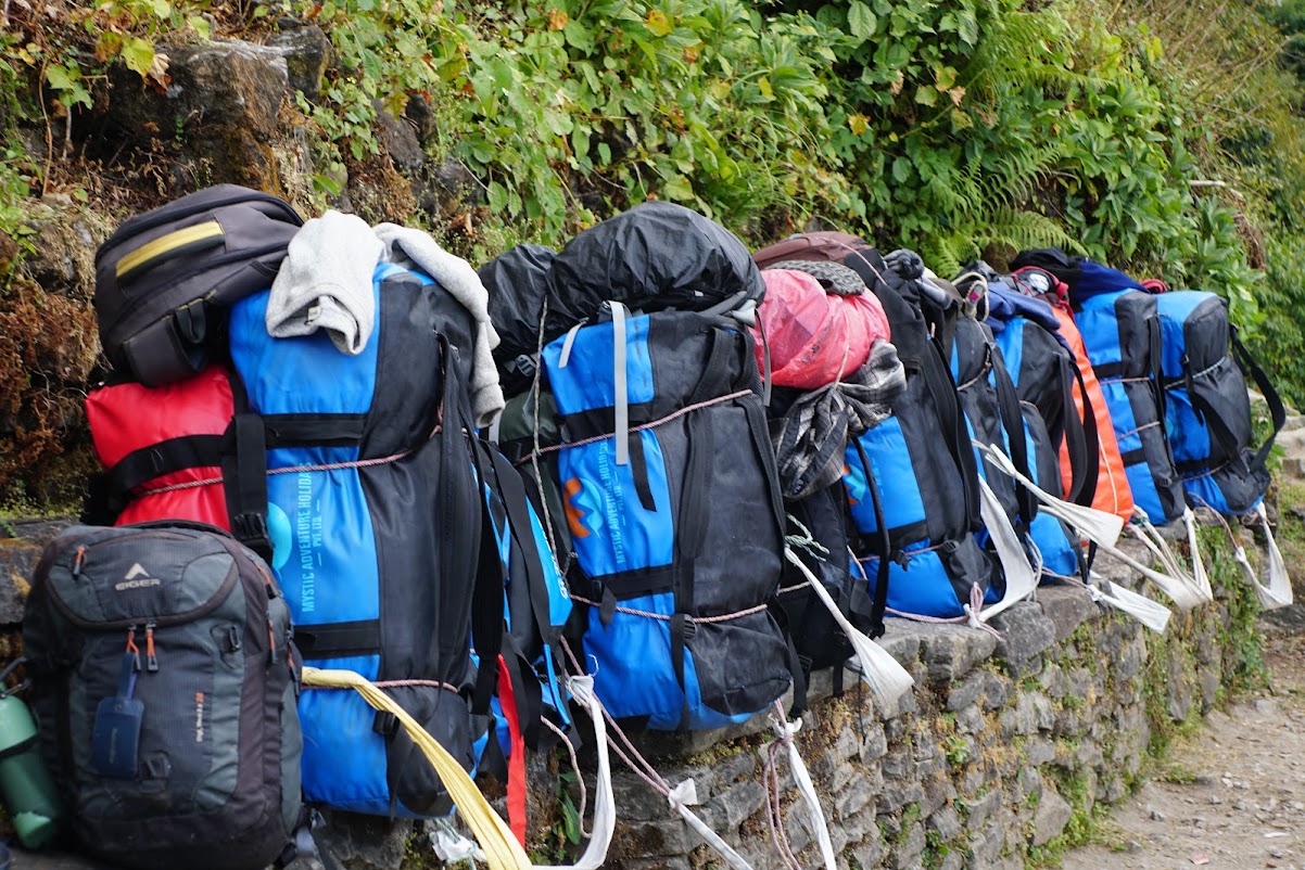 What porters carried